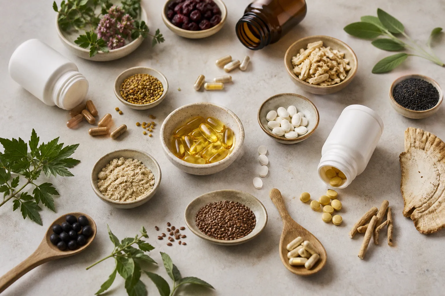 Ménopause : 8 compléments alimentaires choisis selon votre profil