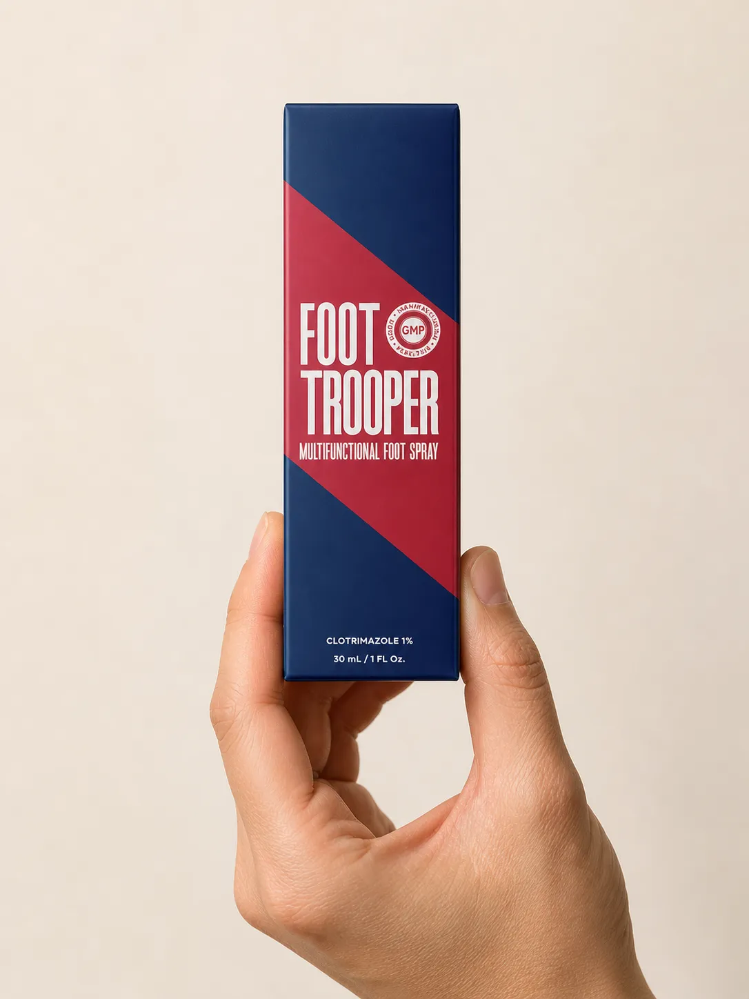 Foot Trooper-fungus remedy — le produit en main