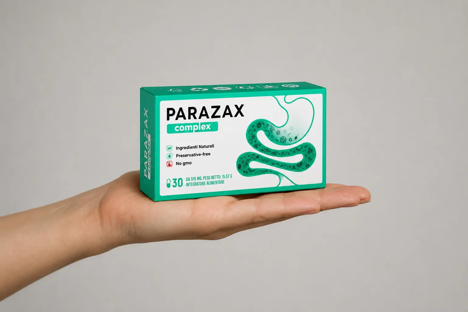 Parazax Complex — le produit en main