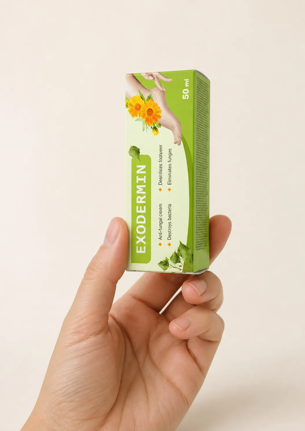Exodermin — le produit en main