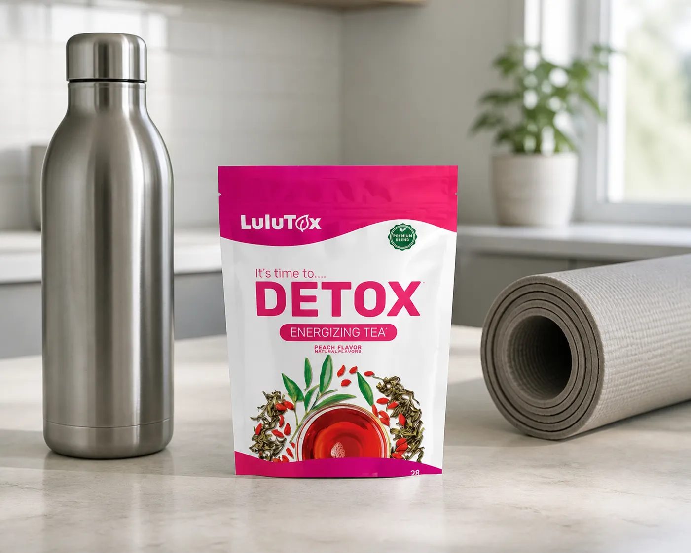 Lulutox Detox Tea HCTC — le produit au quotidien