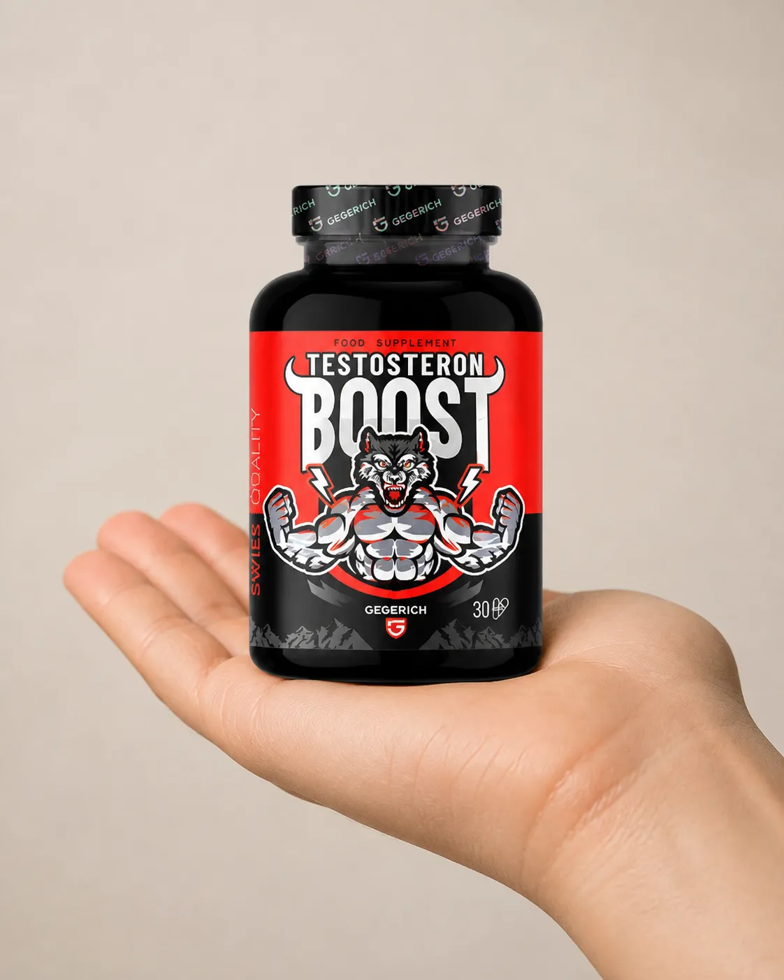 Testosteron Boost — le produit en main