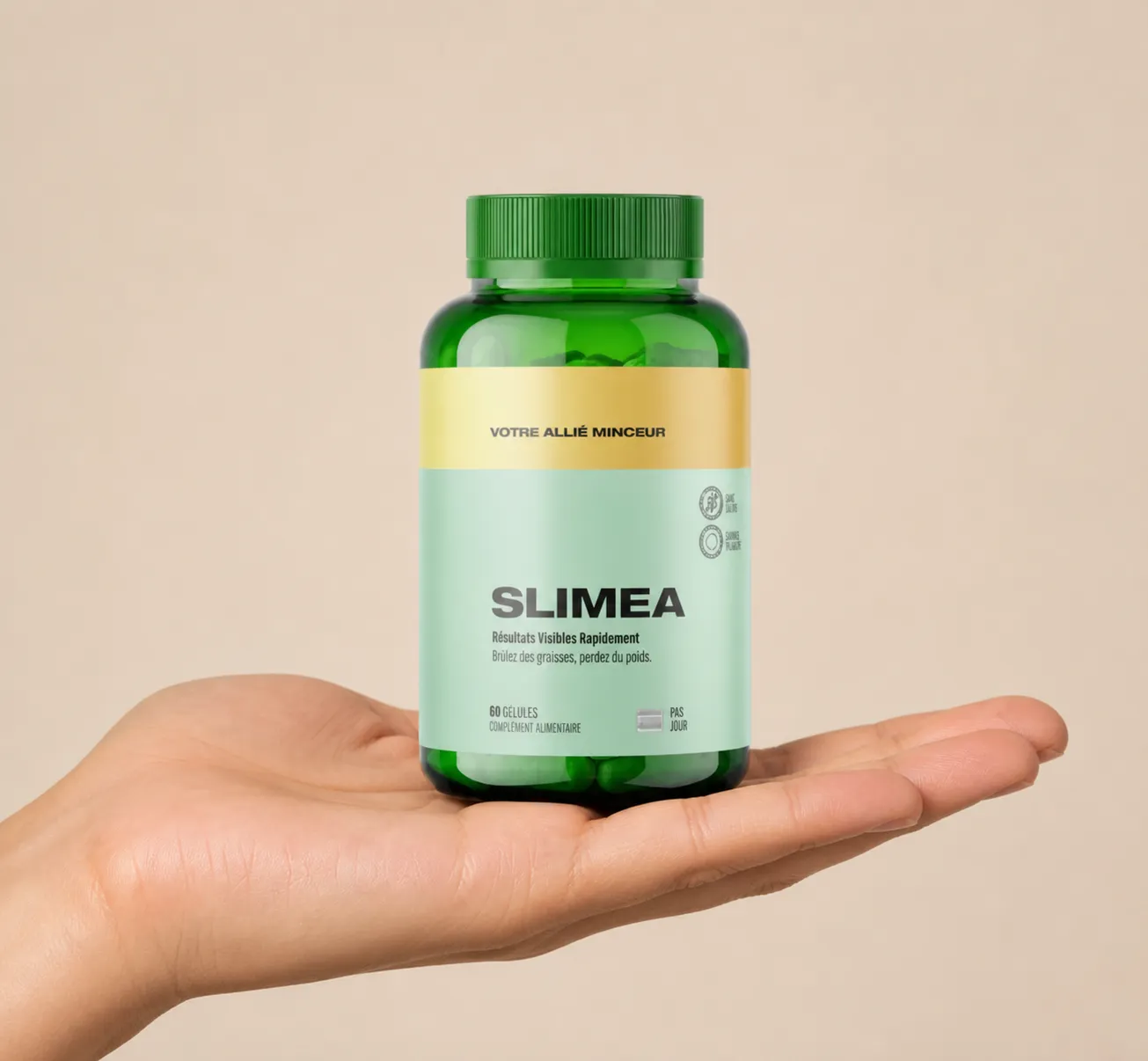 Slimea — le produit en main