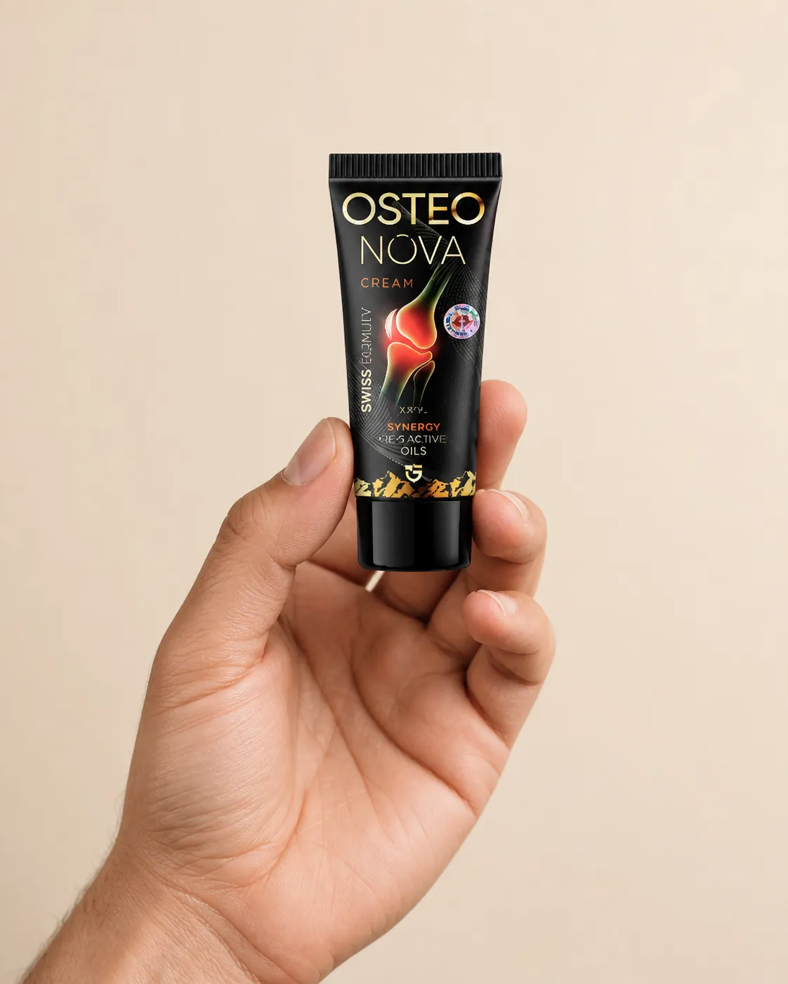 OsteoNova cream — le produit en main