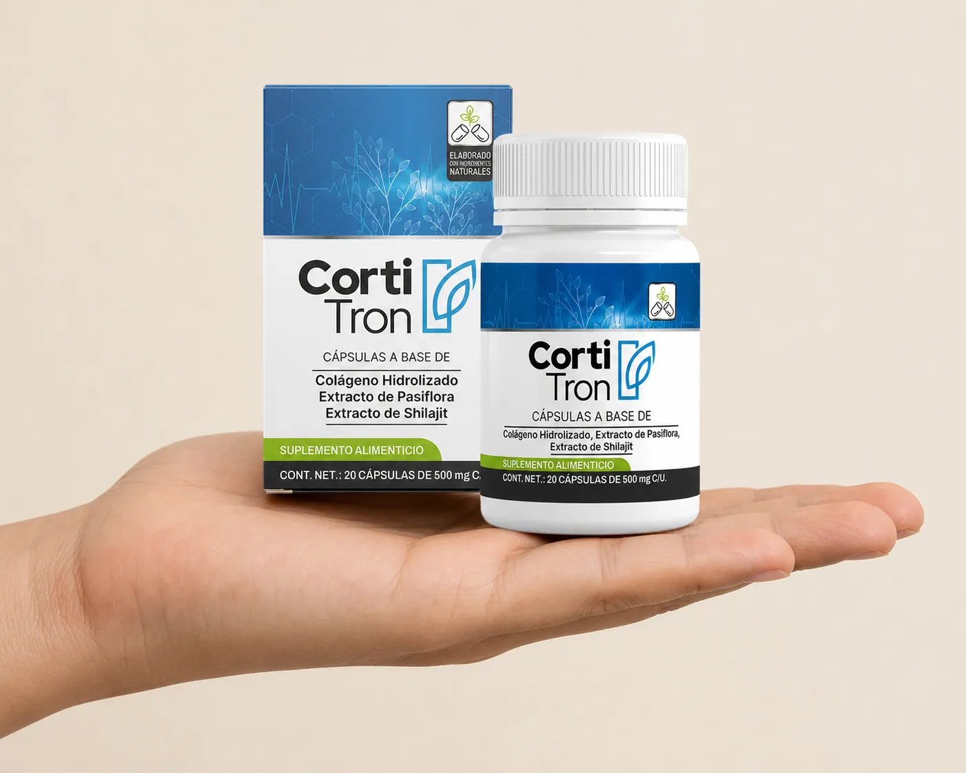 Cortitron — le produit en main