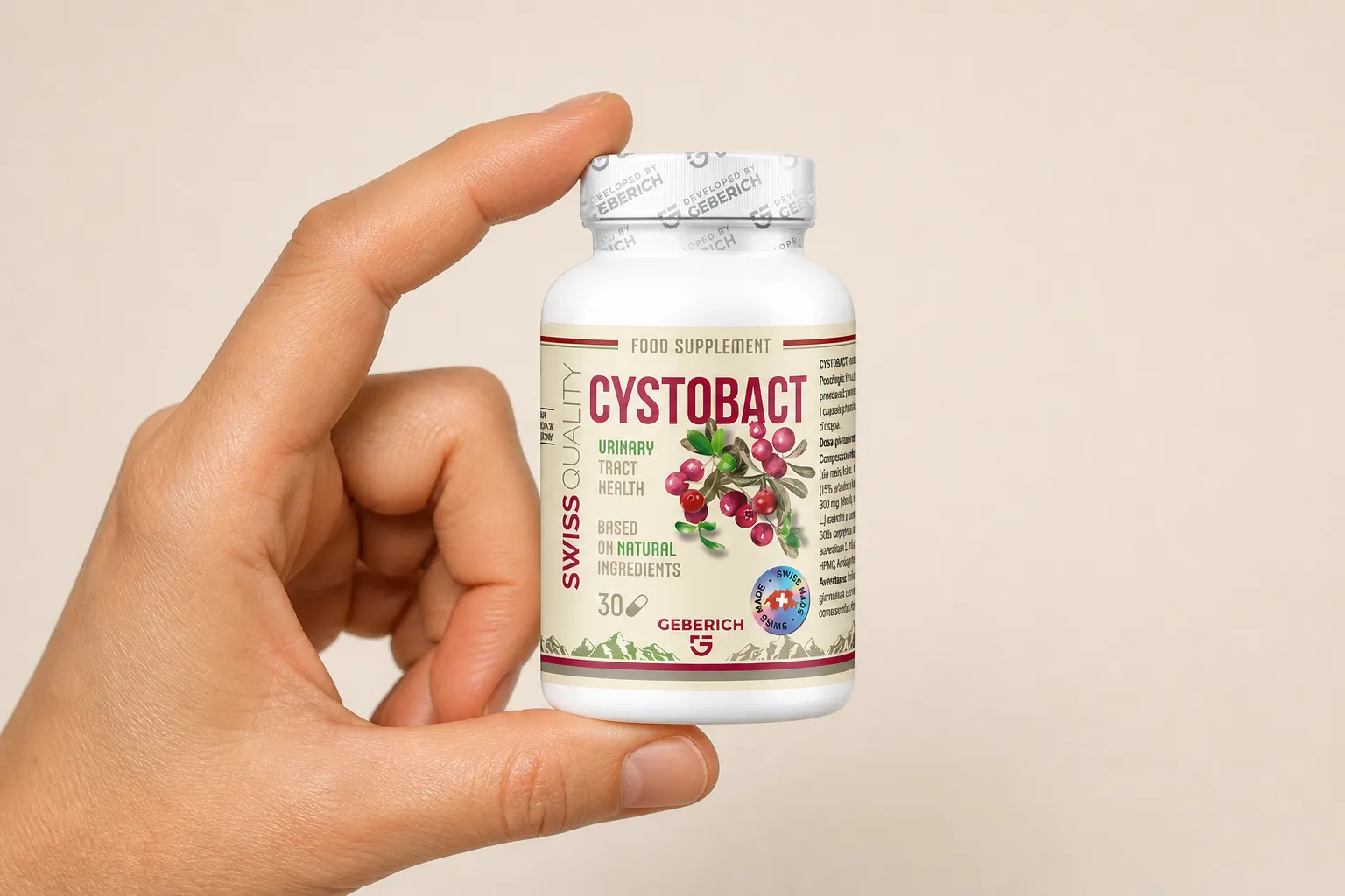 CYSTOBACT — le produit en main